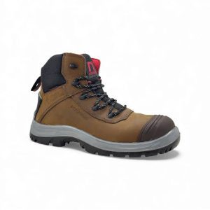 Zapato de seguridad NORSEG Harvey CT marrón de cuero con puntera composite